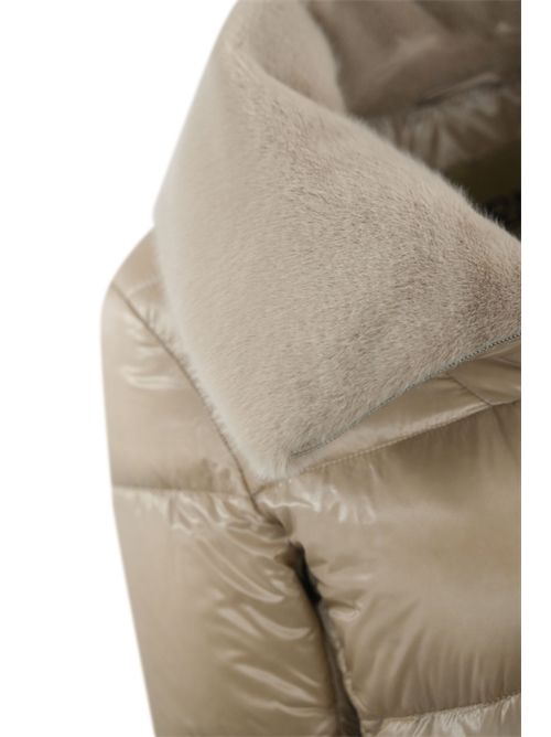 Piumino trapuntato Chantilly con ecopelliccia Herno | PI001923D 12017Z1985